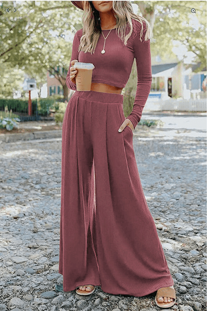 Chic and Cozy: The Ultimate Guide to Styling Ribbed Long Pants with Crop Tops