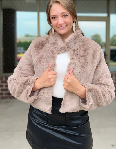 Stay comfy and tight this fall with faux fur - always the best!