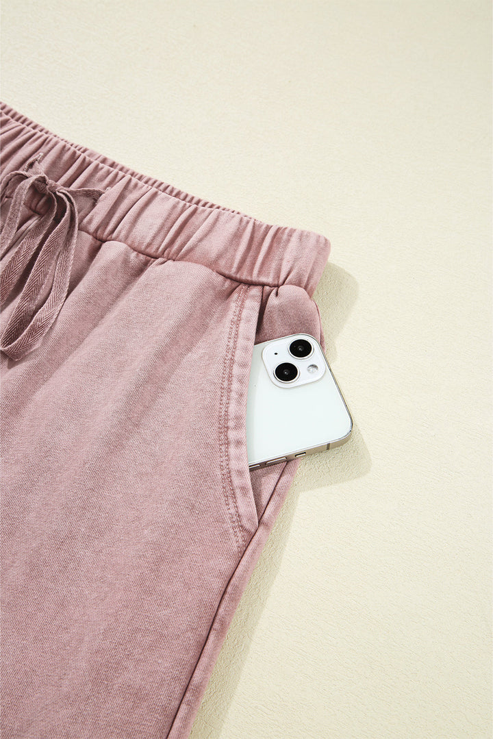 Murphy Leg Patchwork Drawstring Pants