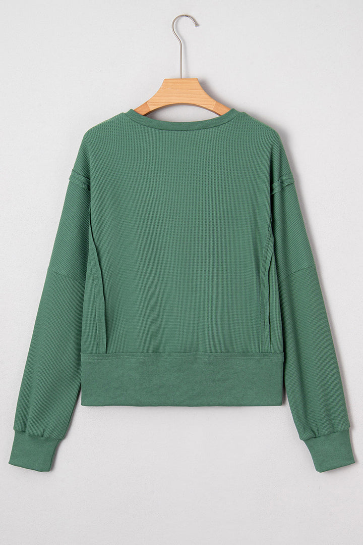 Noah Ribbed Drop Shoulder Sweatshirt