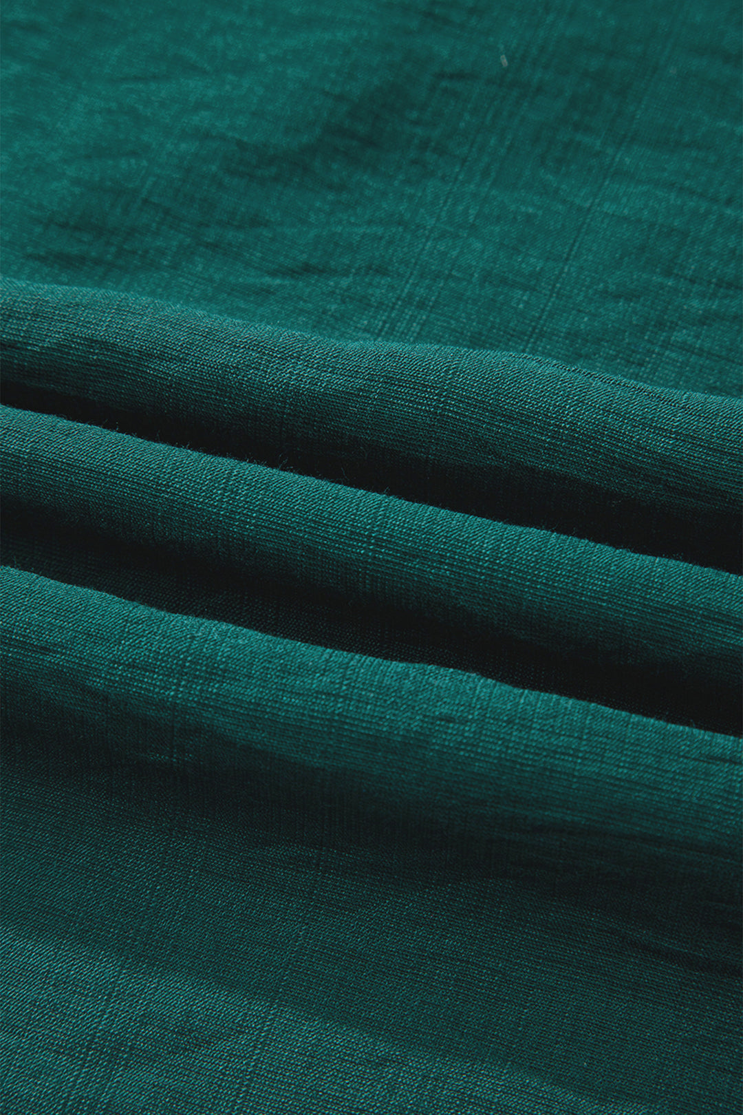 Evergreen Contrast Plaid Patchwork V Neck Half Sleeve Blouse