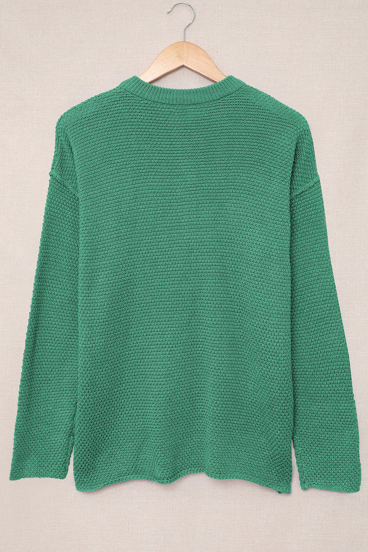 Aria Pullover Drop Shoulder Sweater