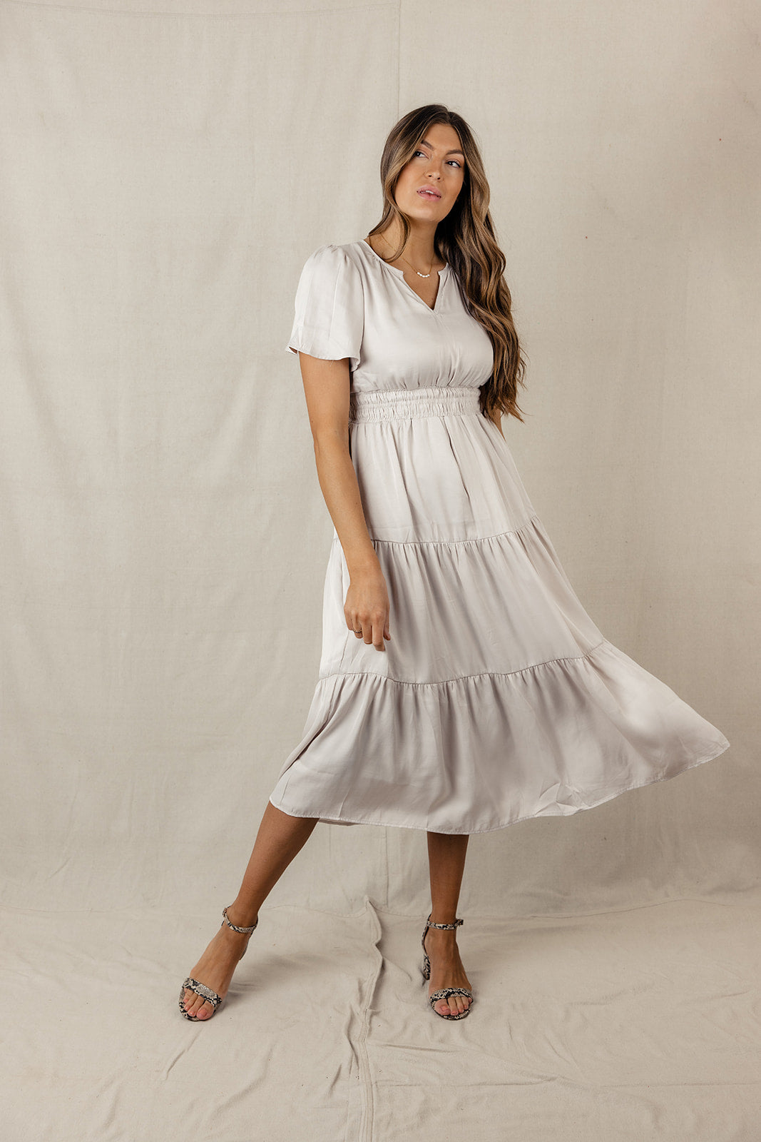 Jasmine Flutter Sleeve Maxi