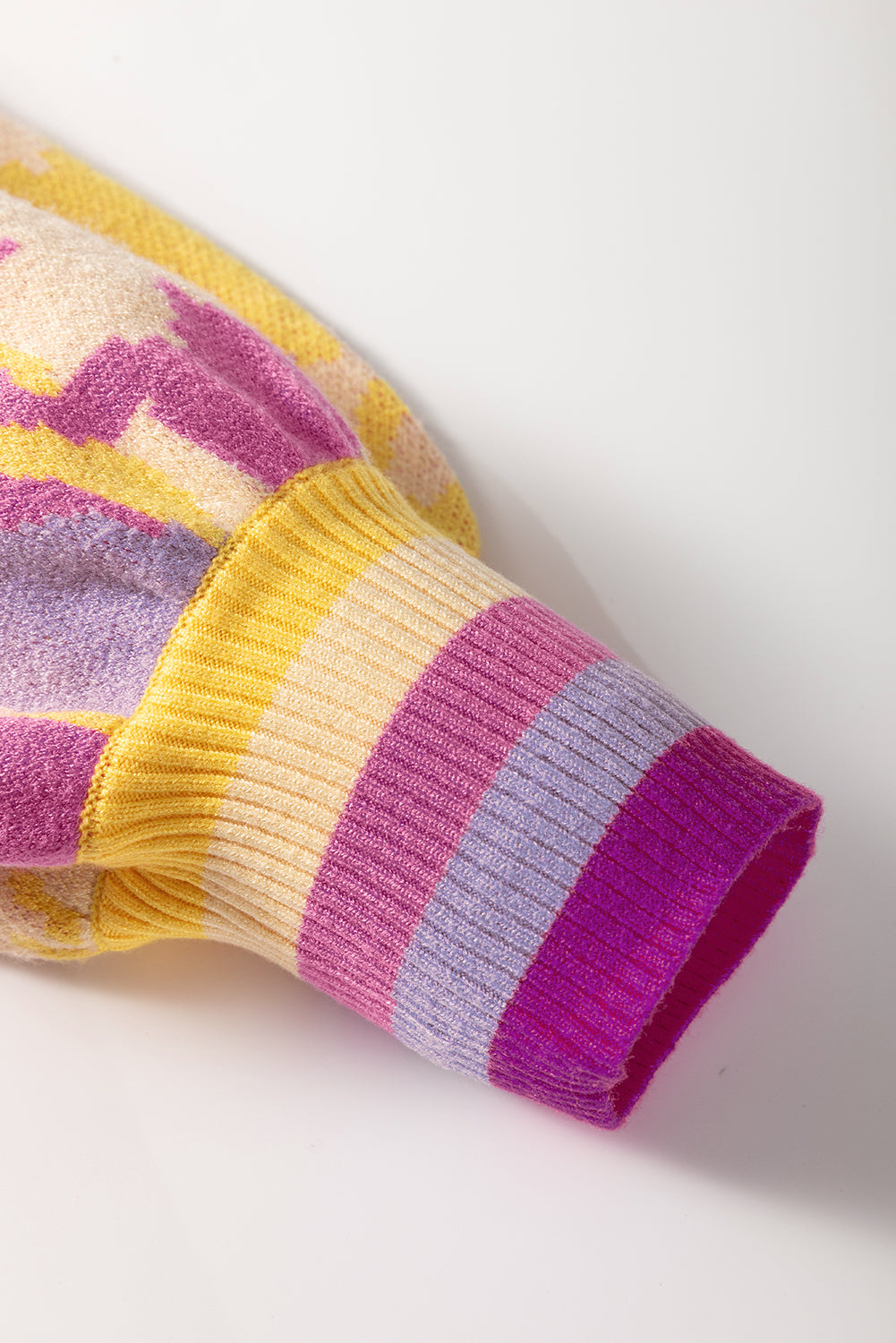 Aria Colorblock Balloon Sleeve Sweater