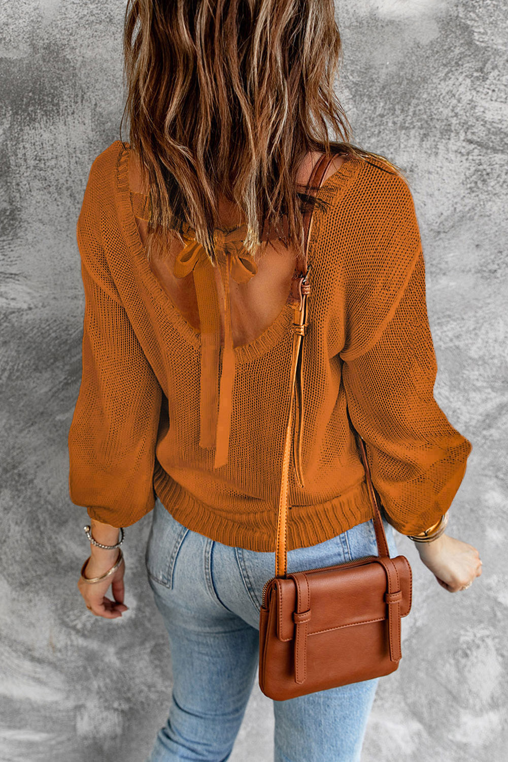 Katie Back Cut Out Sweater