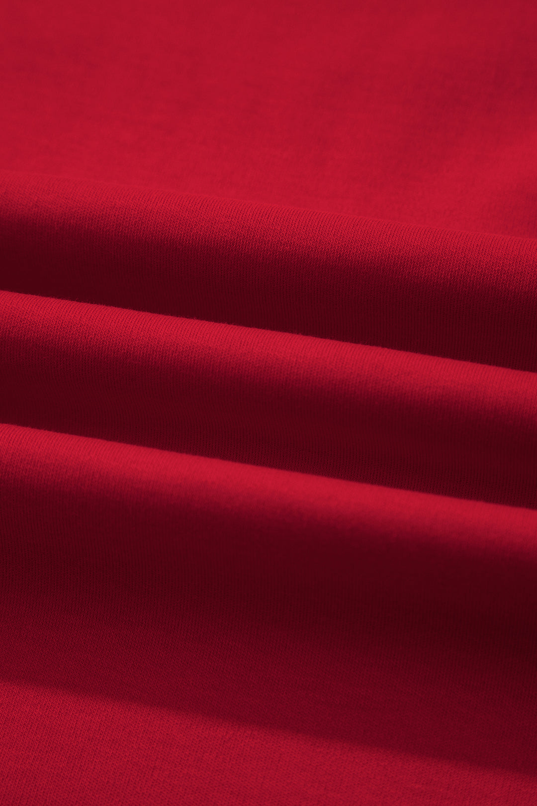 Racing Red Reversible Contrast-Stitched T-Shirt