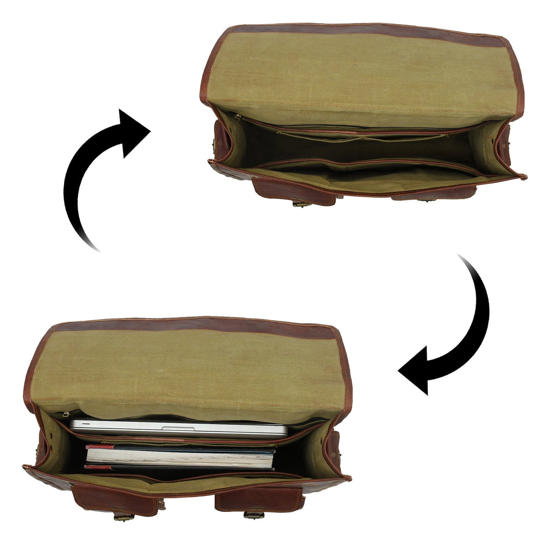 The Retro II Office Briefcase