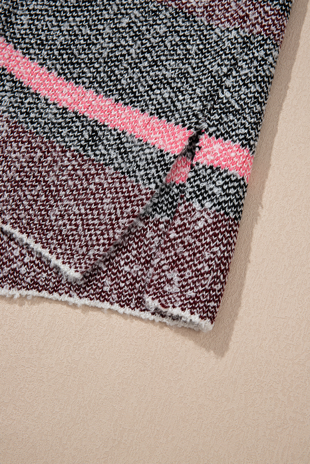 Elsa Slit Open Front Cardigan