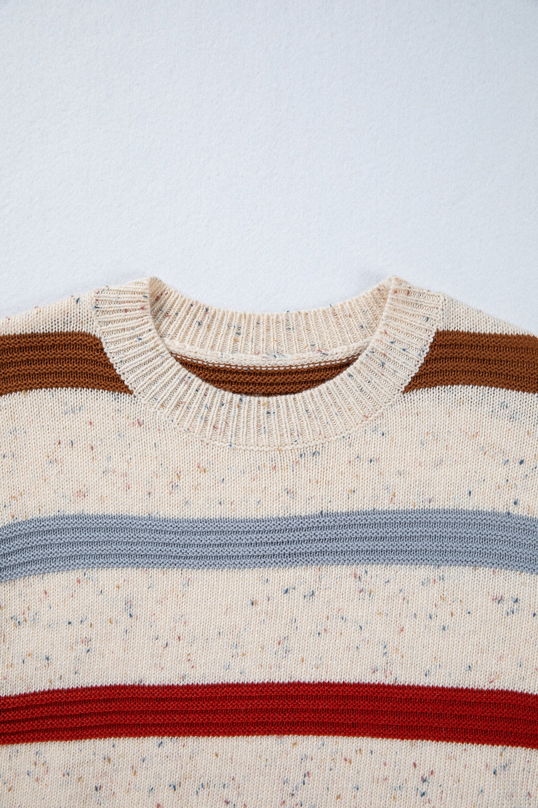 Vivienne Shoulder Heathered Knit Sweater