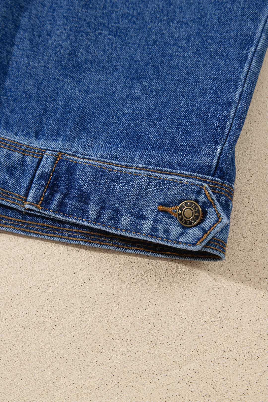 Sail Blue Vintage Wash Western Shift Denim Jacket