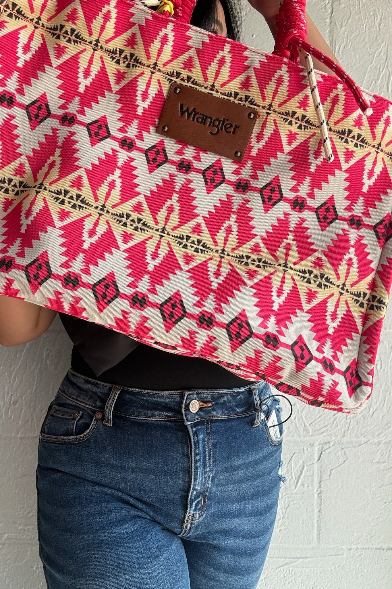 WRANGLER: SOUTHWESTERN PRINT TOTE BAG