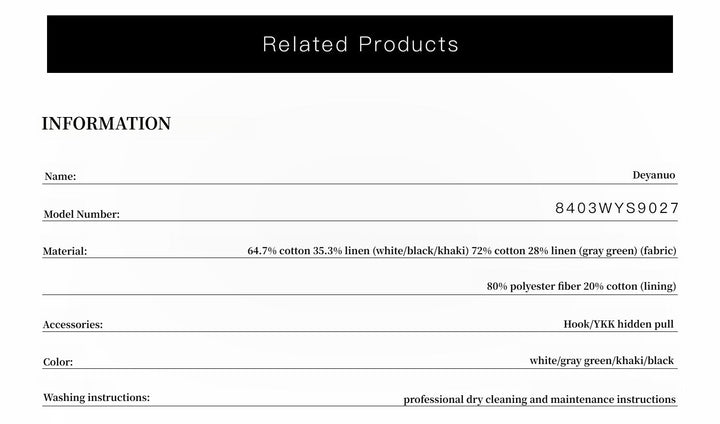 "Deyanuo" hemp three-dimensional hourglass sleeveless round neck loose slim dress for women-2