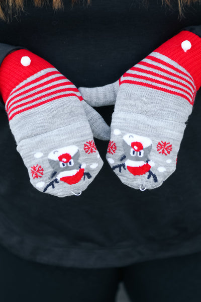Rudolph Fingerless Gloves with Convertible Mittens - Sybaritic Bags & Clothing