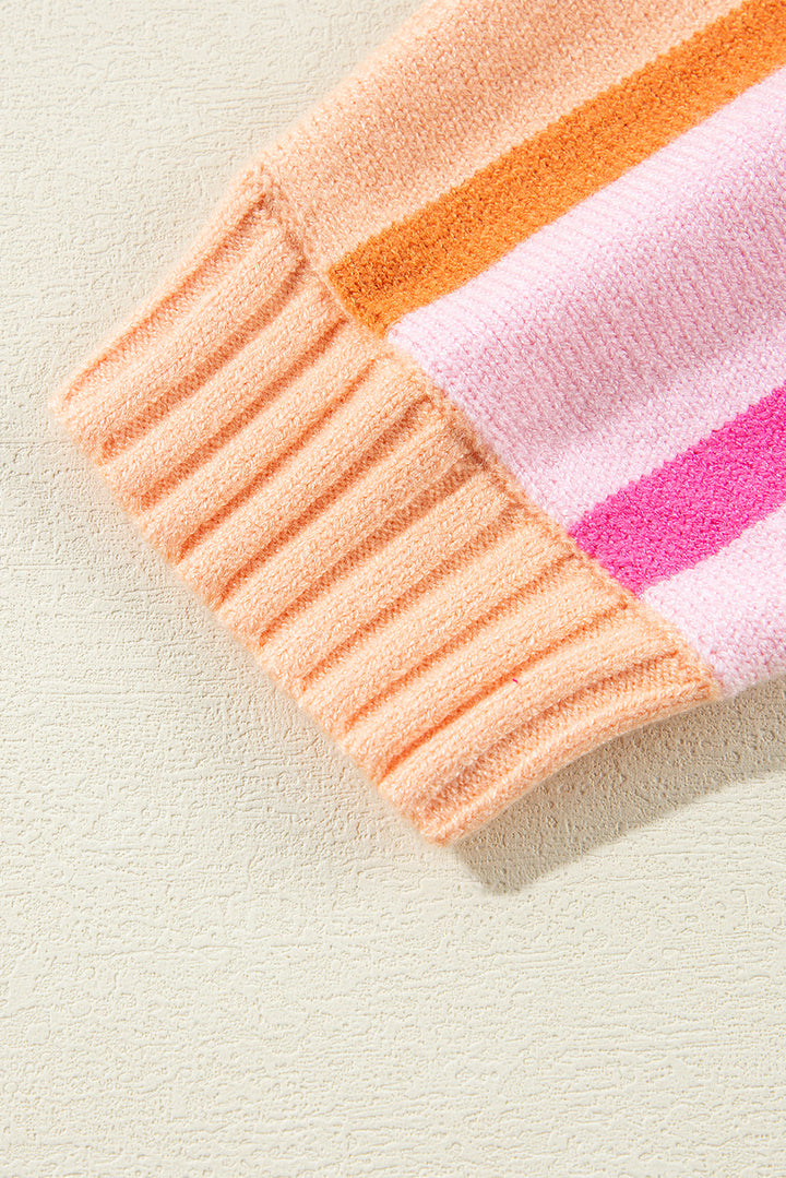 Sophia Ribbed Edge Loose Sweater