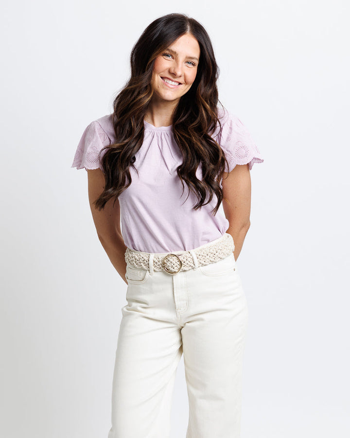 Lovely Eyelet Tee