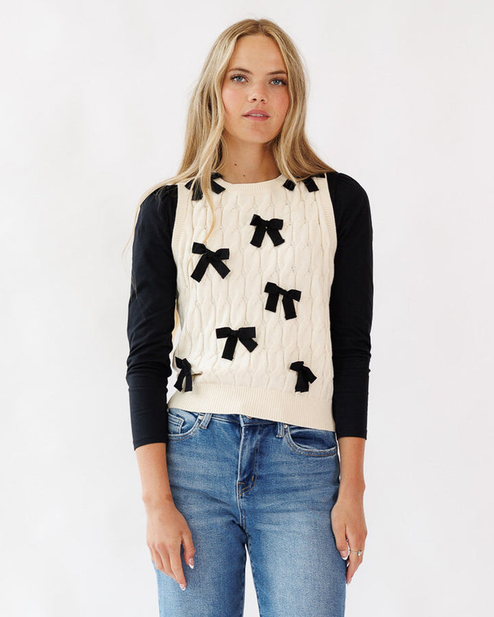 Bow Beautiful Vest - Final Sale