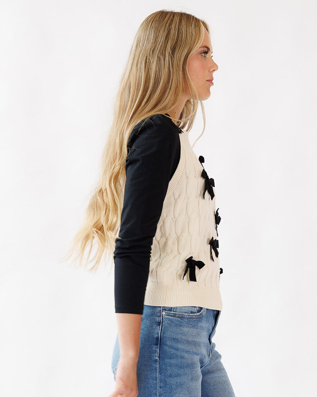 Bow Beautiful Vest - Final Sale