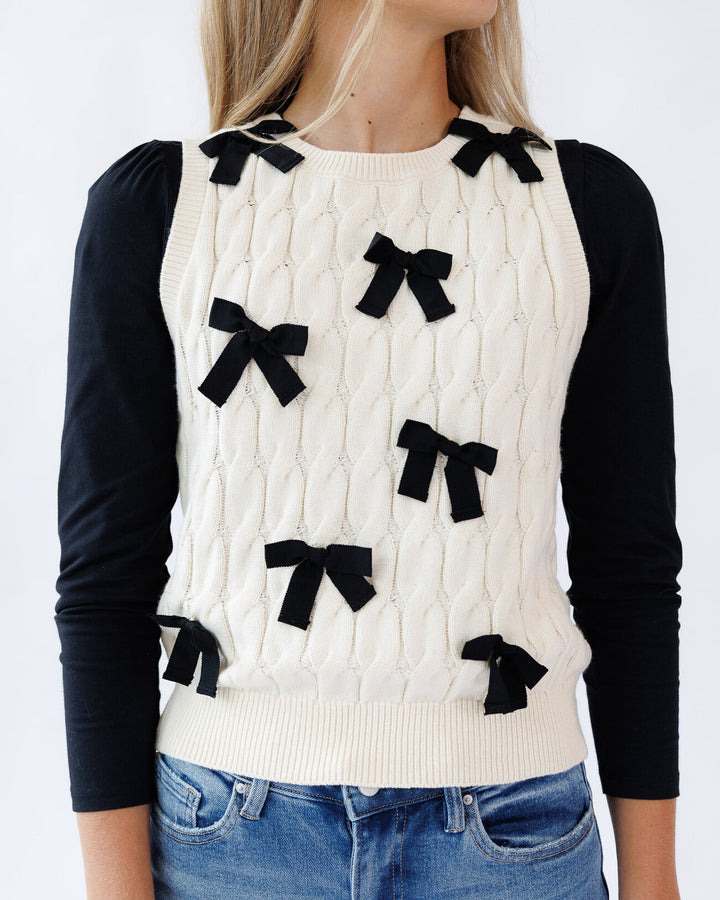 Bow Beautiful Vest - Final Sale