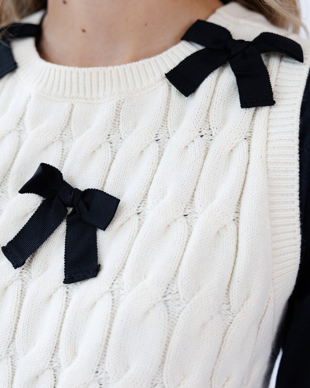 Bow Beautiful Vest - Final Sale