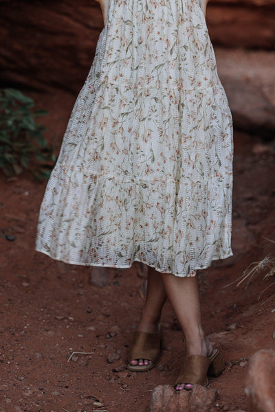 Cypress Midi Dress in Ivory