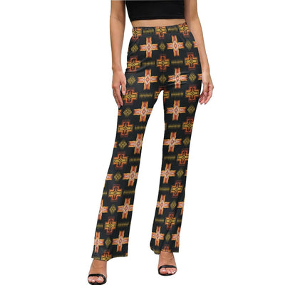 Fire Aztec Flare Pants