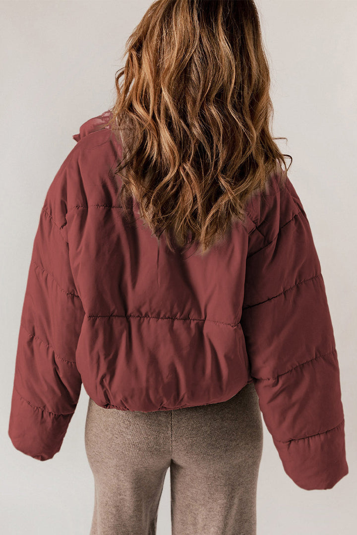 Rylee Drawstring Hem Puffer Jackets