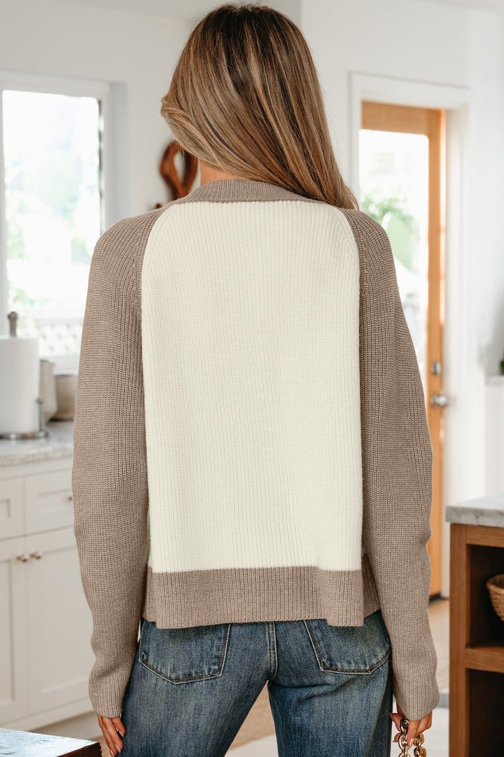 Maryam Ribbed Knit Down Sweater