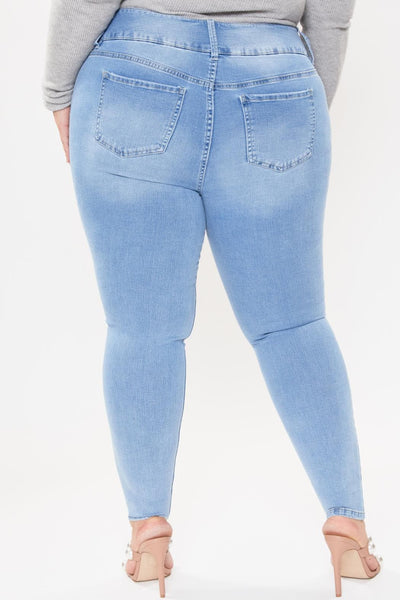 Women's Plus Size Essential High Rise Skinny Jeans