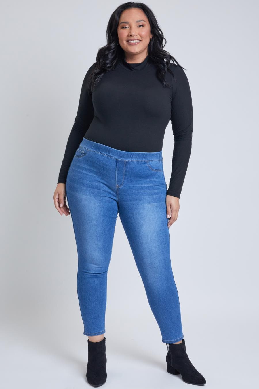 Women's Plus Size High Rise Comfort Stretch Jeggings