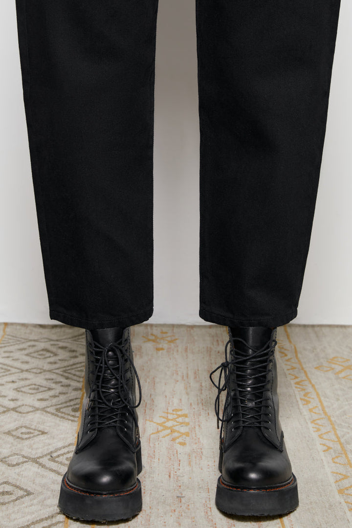 Queens Of Noise High Rise Barrel Jeans HJ026 [FINAL SALE]