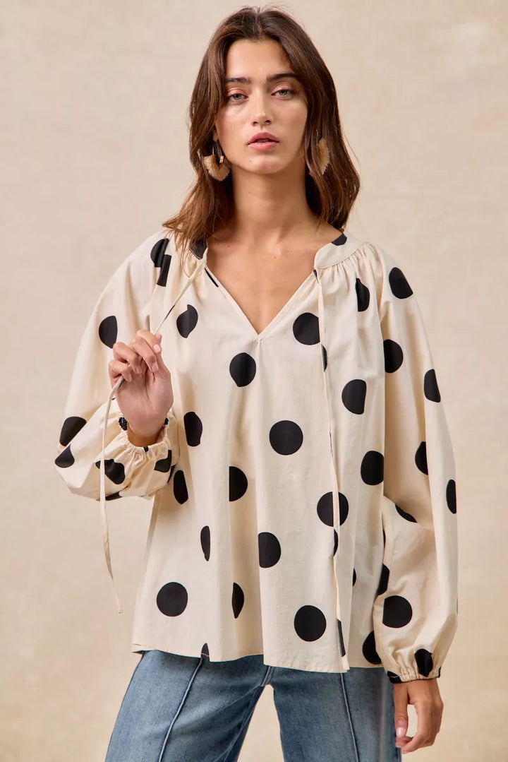 The Dotty Days Blouse