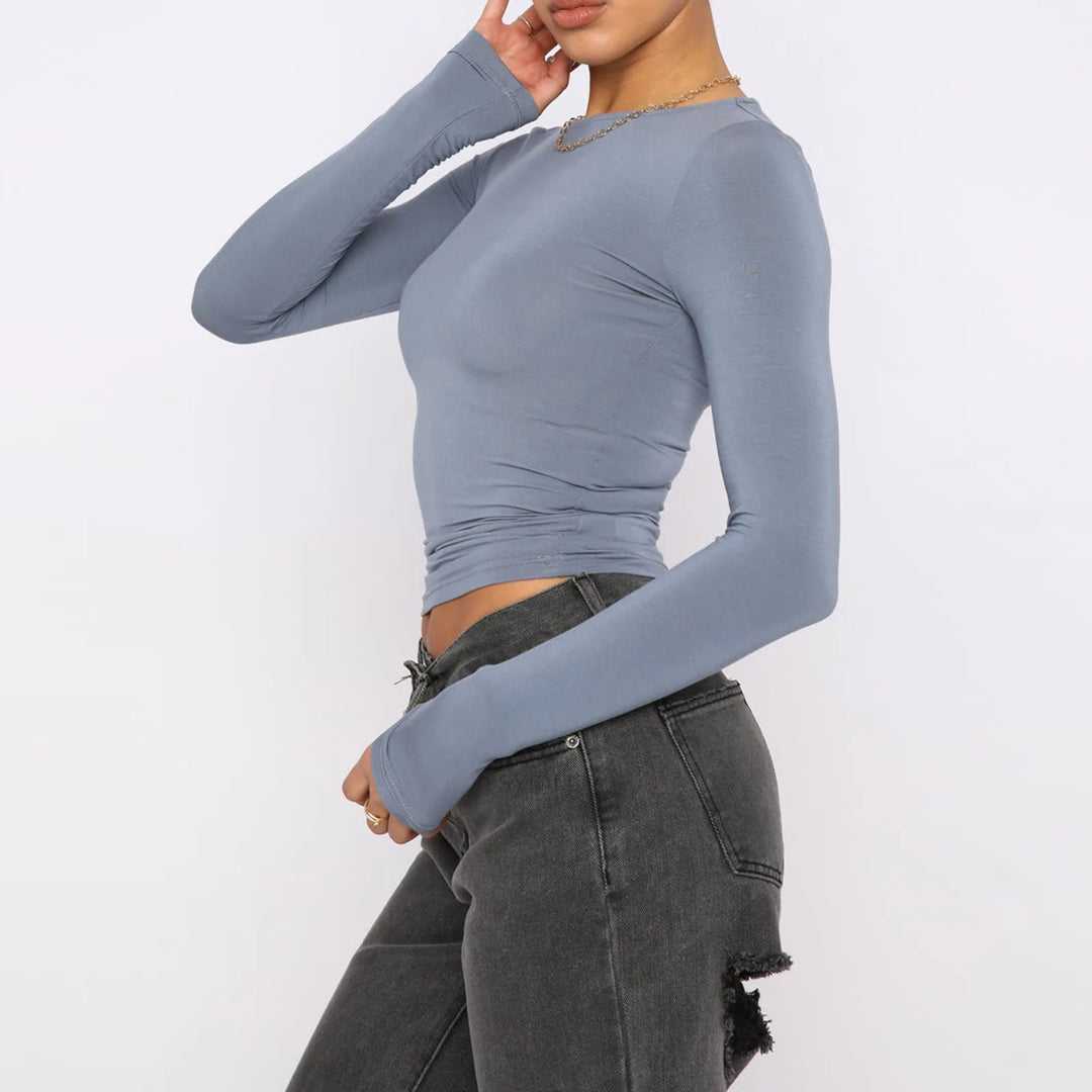 Slim Fit Long Sleeve Shirt | Women&