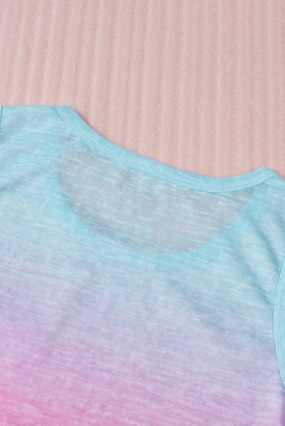 Multicolor Ombre Tank Top