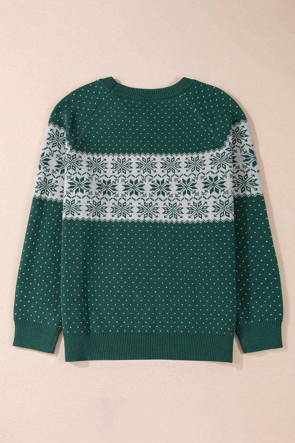 Abigail Pattern Drop Shoulder Sweater