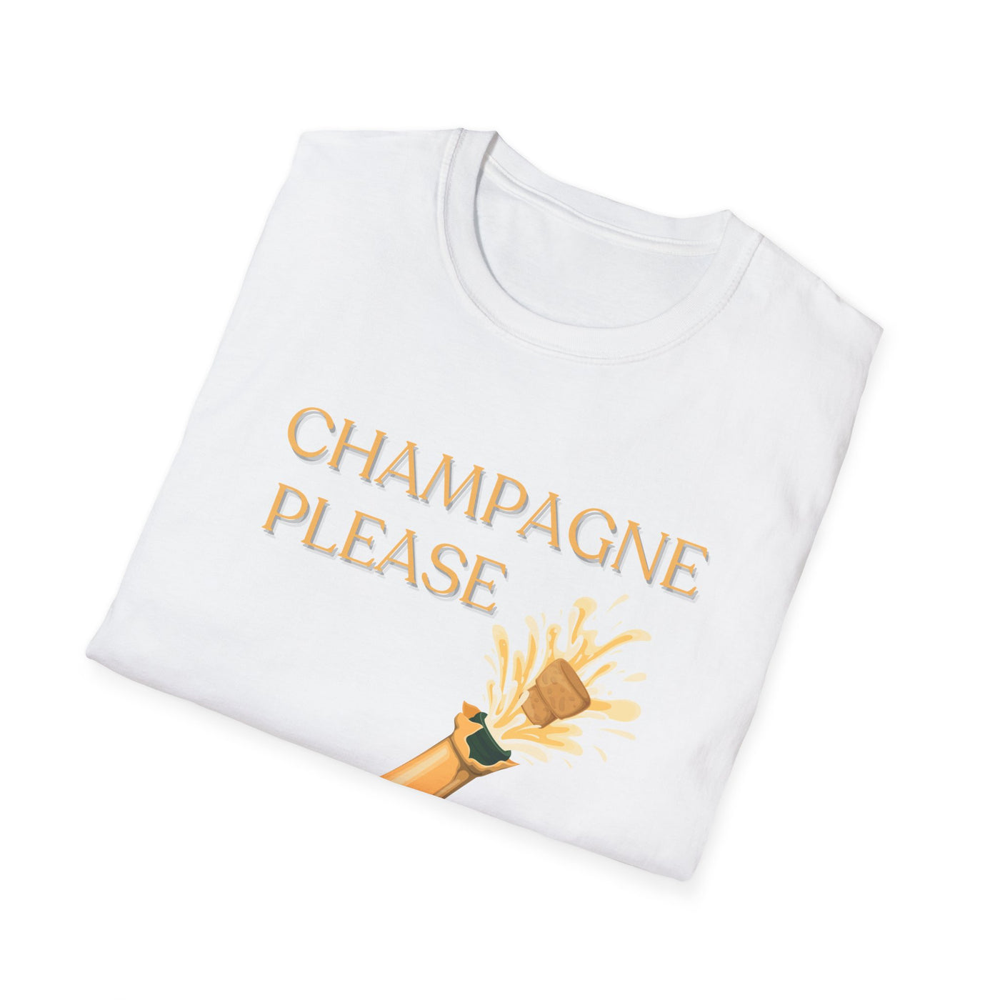 "Champagne Please" Softstyle T-Shirt