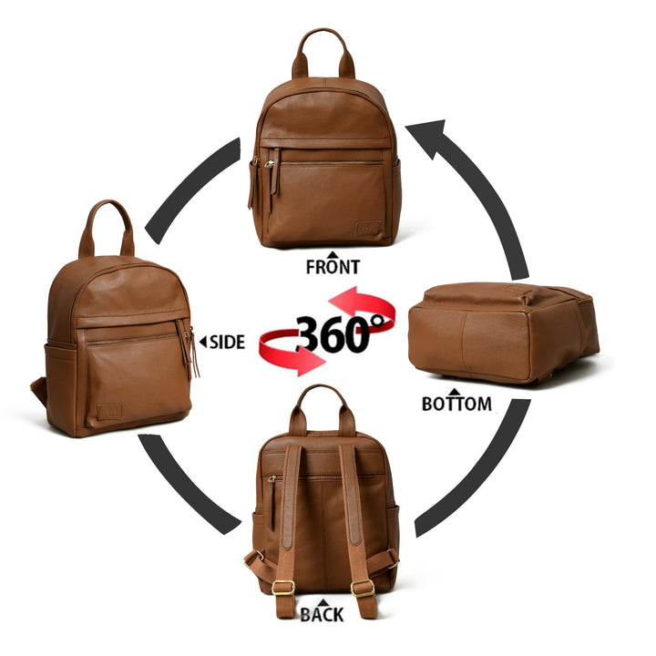 Mini Journey Leather Backpack