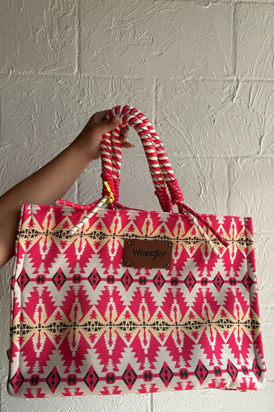 WRANGLER: SOUTHWESTERN PRINT TOTE BAG