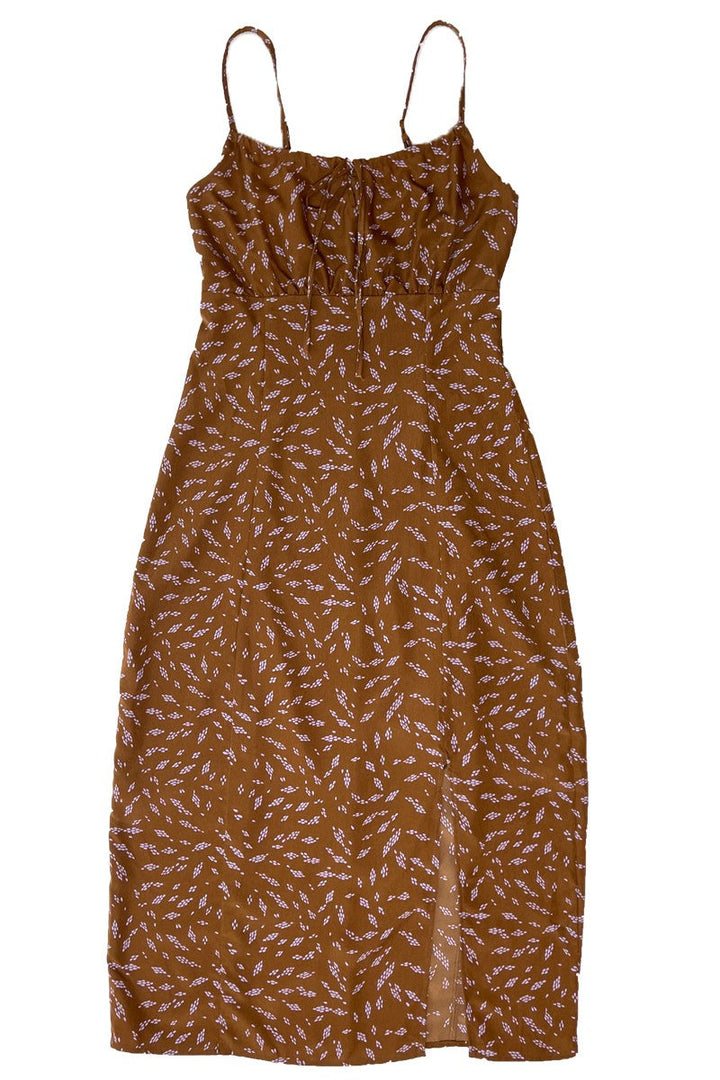 Front Side Slit Maxi Dress