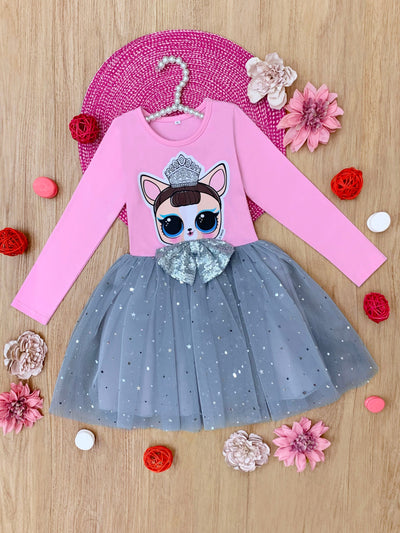 L.O.L. SURPRISE! Miss Puppy Long Sleeved Glitter Tutu Dress