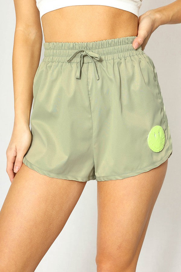 Smiley Satin Shorts