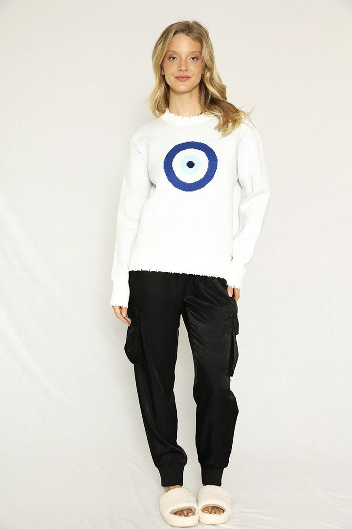 Evil Eye Knit Sweater
