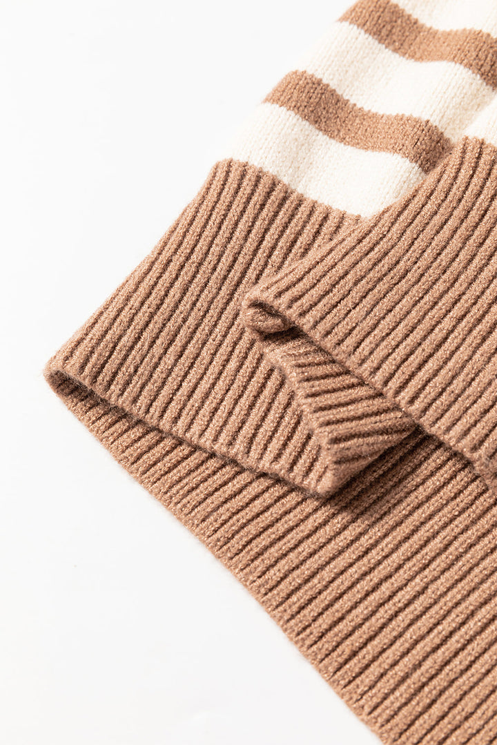Caroline Bishop Sleeve Turtleneck Sweater