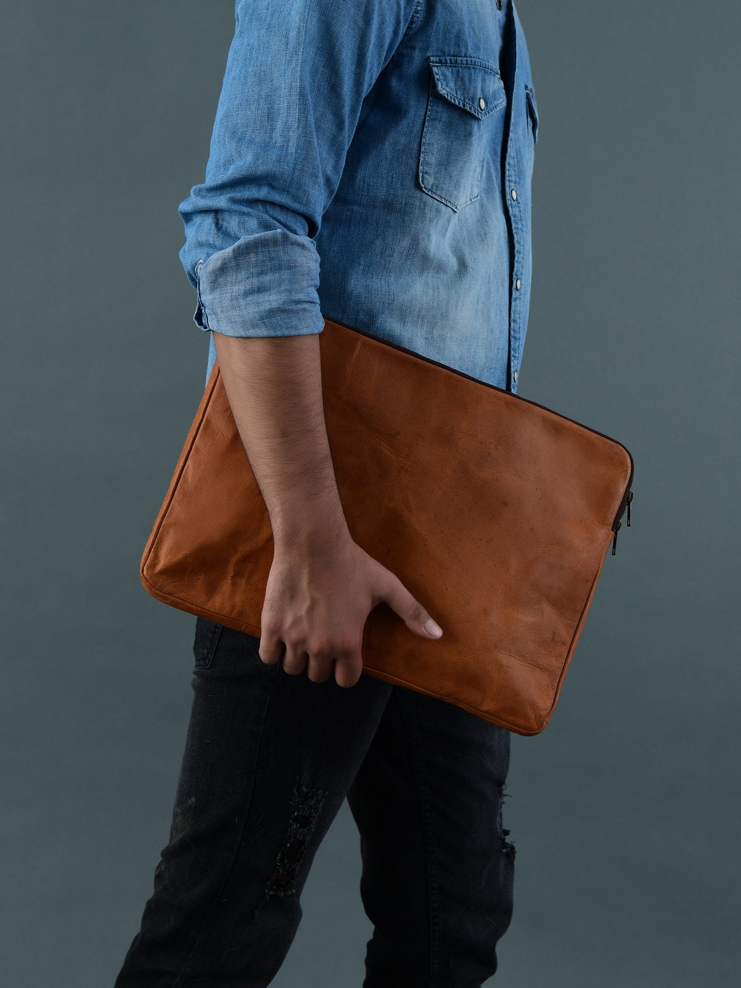 Zento Laptop Sleeve - Tan Brown