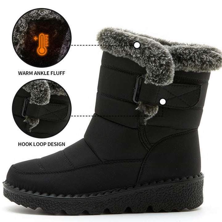Women’s Waterproof Plush Snow Boots