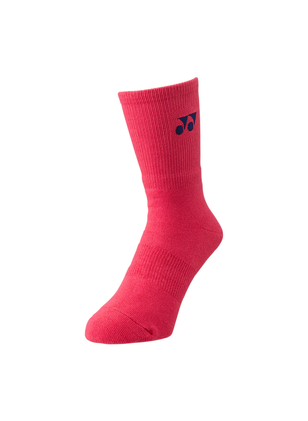 Yonex Sport Crew Socks 19120 (White, Black, Geranium Pink, Dark Navy)