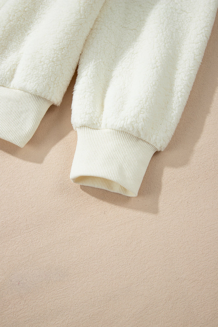 Mila Sherpa Howdy Patched Pullover