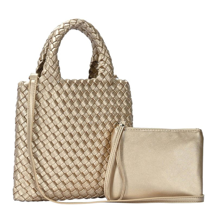 Melody 2 in 1 Wristlet Pouch Woven Crossbody