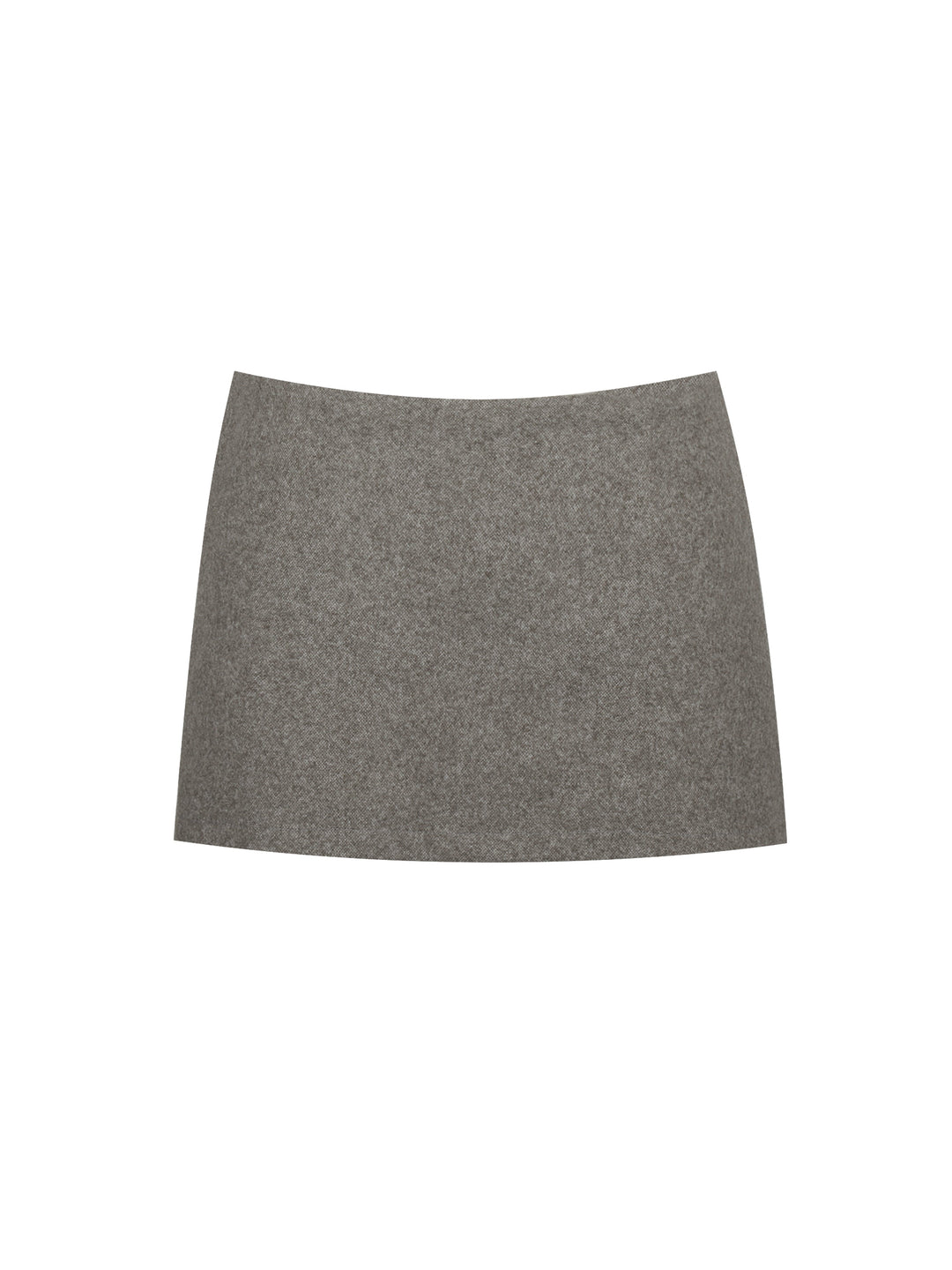Osira Taupe Low-Waisted Micro Skort