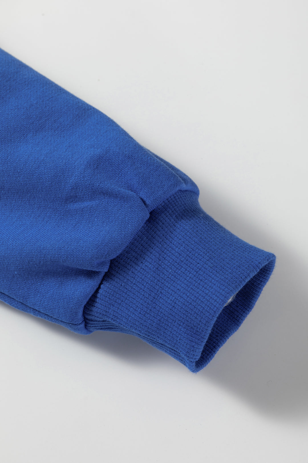 Sky Blue Varsity Stripe Detail Drop Shoulder Pullover Mini Skirt Set