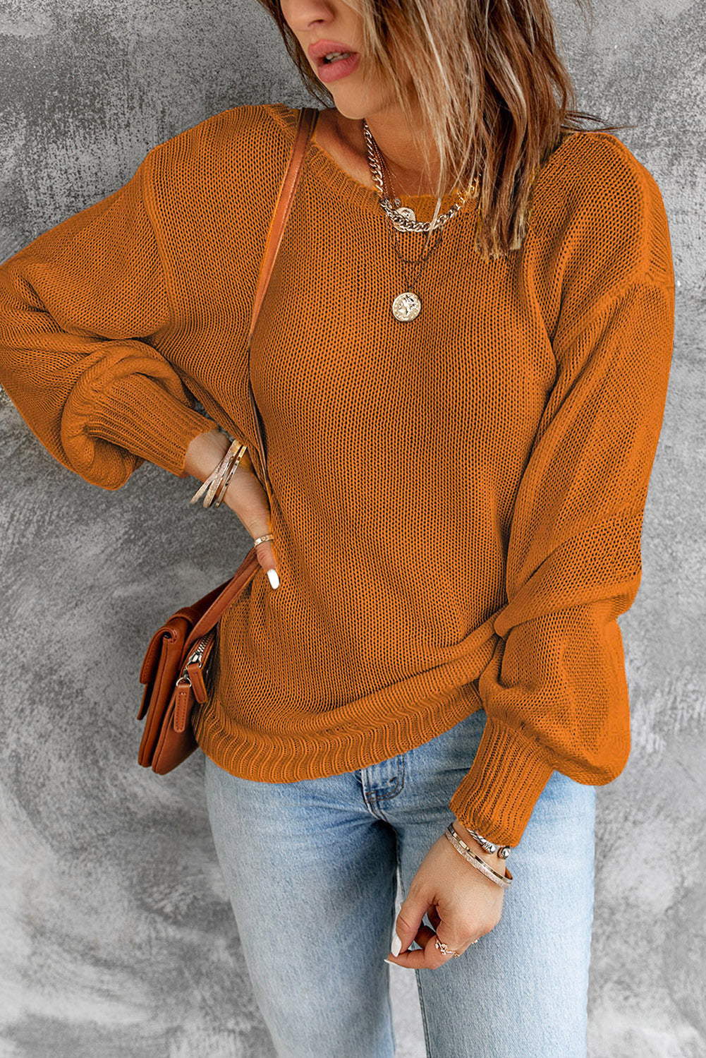 Katie Back Cut Out Sweater